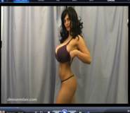 Denise Milani Bra Fitting Video Screenshot 1